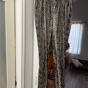 ASOS Brown and Black Snakeskin Trousers